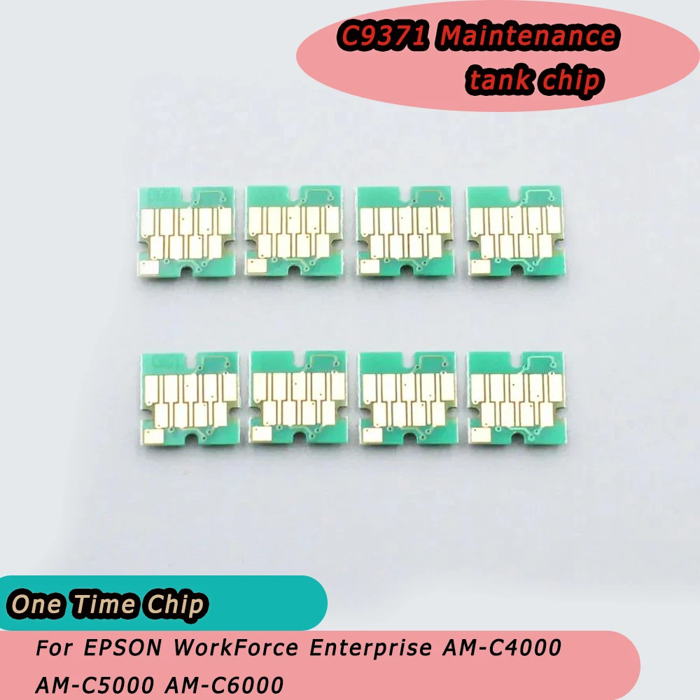 

C9371 C12C937181 Waste Ink Tank Chip for EPSON WorkForce Enterprise AM-C4000 AM-C5000 AM-C6000 Printer Maintenance tank chip