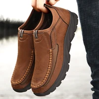 Men Loafers  Casual Shoes Men Sneakers 2024 Fashion Comfortable Retro Soft Outdoor Male Walking Casual Footwear Men Shoes
