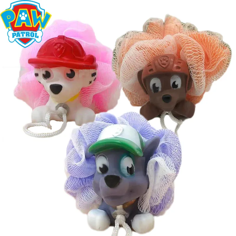 Paw Patrol Anime Periferiche Baby Water Toys Chse Skye Marshall Cartoon Figure Bambini Bath Ball Press Sound Ragazzi Ragazze Regali