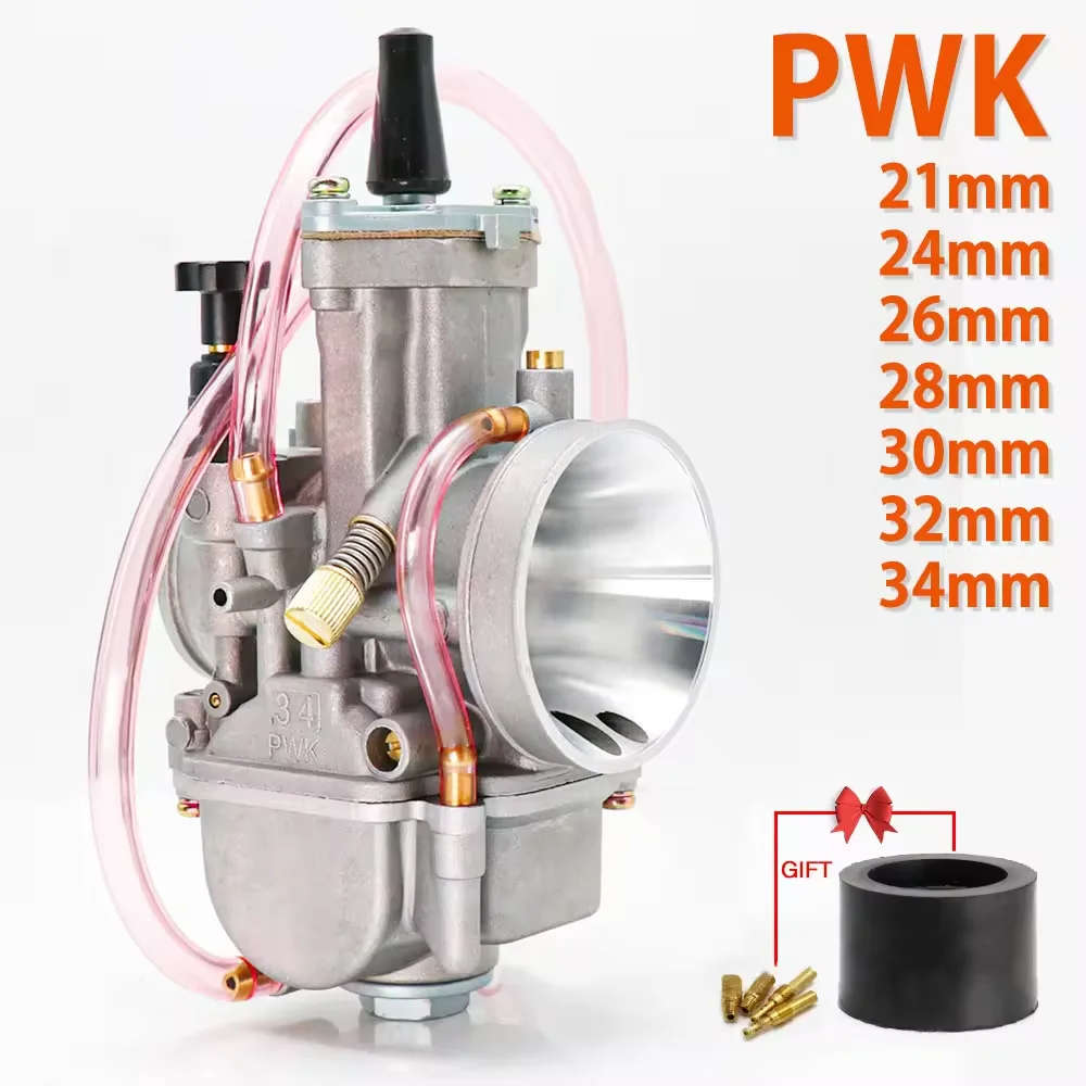 Универсальный карбюратор PWK 21 24 26 28 30 32 34 мм 2T 4T с силовой струей для Mikuni Koso ATV