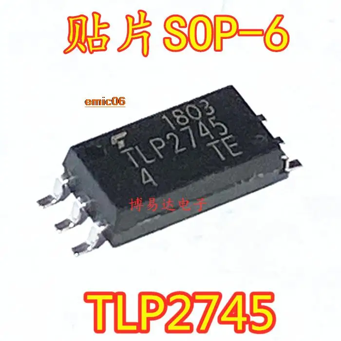 

5 шт., Оригинальные запасные части TLP2745 SOP6