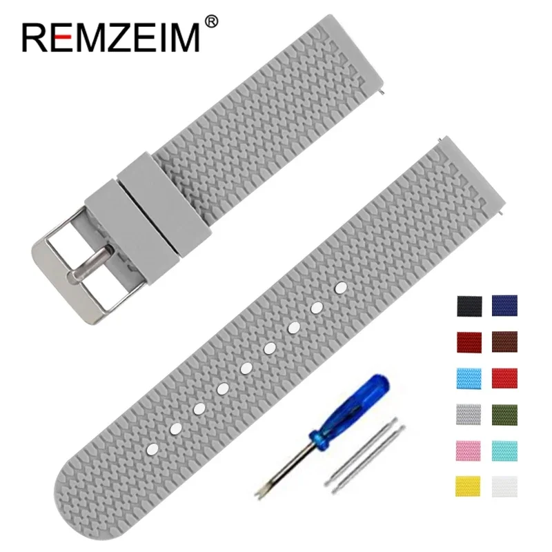 Silicone Quick Release Watch Band Replacement Strap