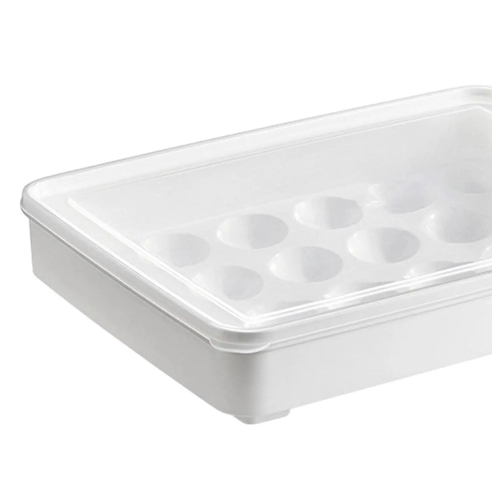 24 Grid Egg Holder Versatile Reusable Eggs Tray Bins Storage Rack Egg Storage Box for Cabinet Refrigerator Kitchen Fridge Shelf