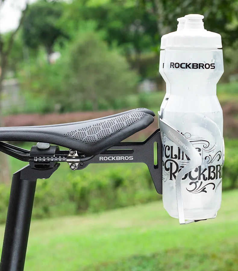 Description Picture 5 of itemROCKBROS Double Cup Bicycle Water Bottle Cage Saddle Extension Holder Cycling Kettle Brackets MTB Road Bike Accessories Parts
