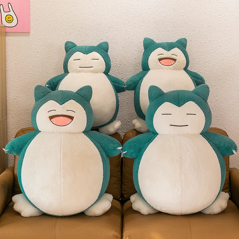 30-60Cm Carino Snorlax Plushie Cartoon Pokemon Snorlax Giocattoli Di Peluche Morbido Farcito Pokemon Snorlax Bambola Bambini Regali Di Compleanno Deco
