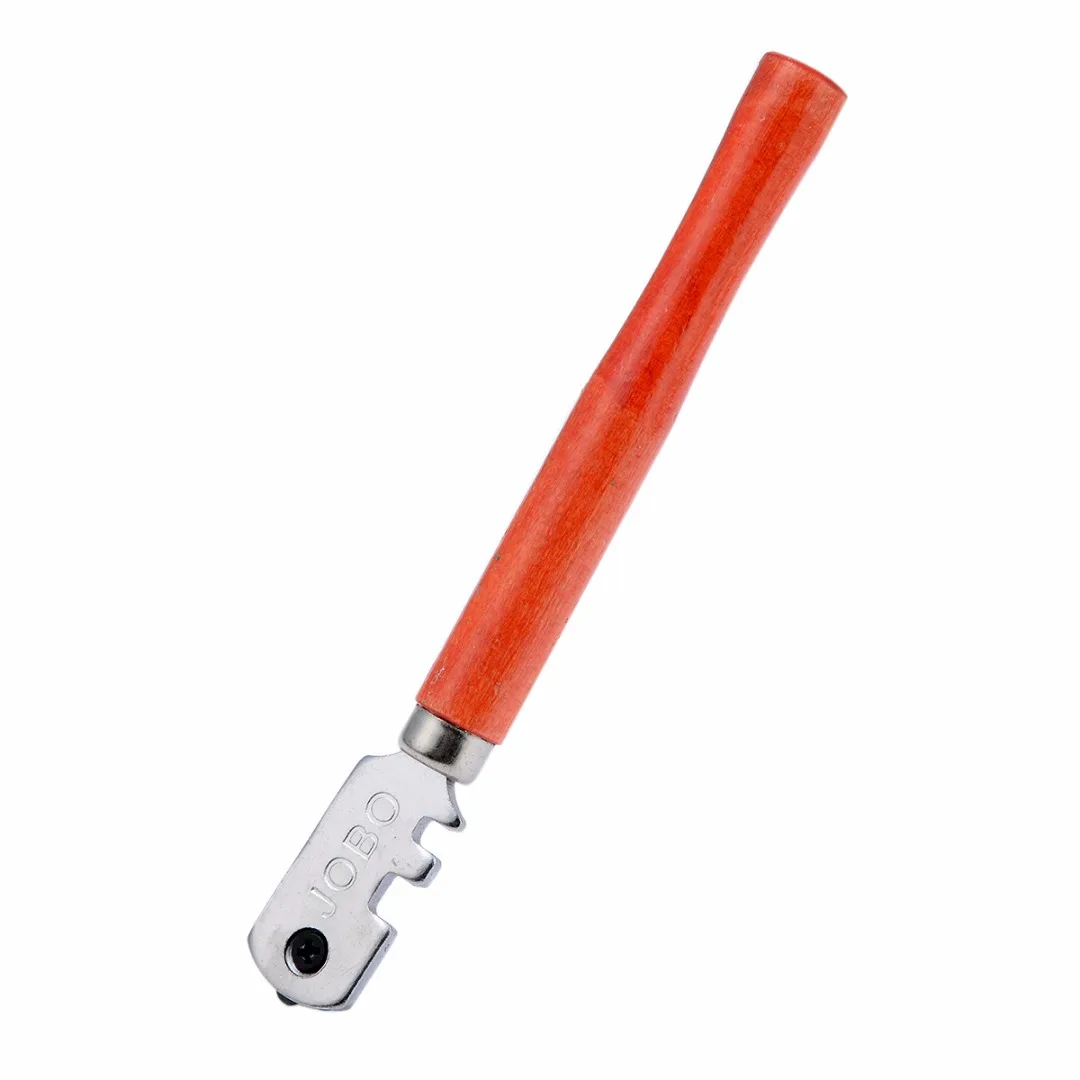 130mm Portable Glass Cutter Professional Glass Tile Cutter Wooden Handle  Tool