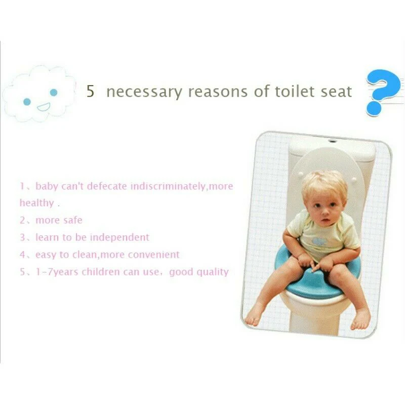 Children's Toilet Seat Covers Soft Durable Toilet Seat Cover for Kids Children Toddlers 4