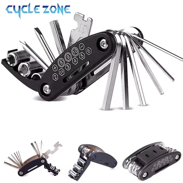 Socket 16 in 1 Portable Multipurpose Bike Tool 1
