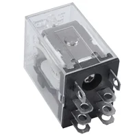 DC 12V Coil 10A 240VAC 28VDC DPDT Electromagnetic Relay JQX-13F2Z 1