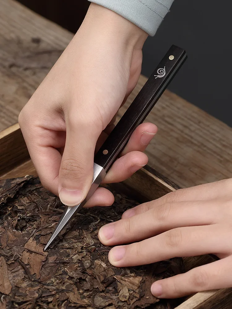 Tea Cutter, Tea Needle Set, Tea Making Tools Tea Knife Stainless Steel Special Pu'er Black Tea Brick Knife Needle Awl Brick Pry Ware Utensils