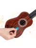Toy Ukulele Classical Guitar Musical Instrument, Kids Play Early Educational Learning, Adjustable Atrings with Paddles 2 Colors 5