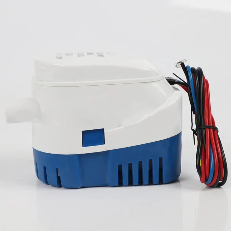 1100GPH Automatic Boat Bilge Pump 12V/24V DC Submersible Electric Water Pump Small with Float Switch Boat Marine Bait Tank Fish