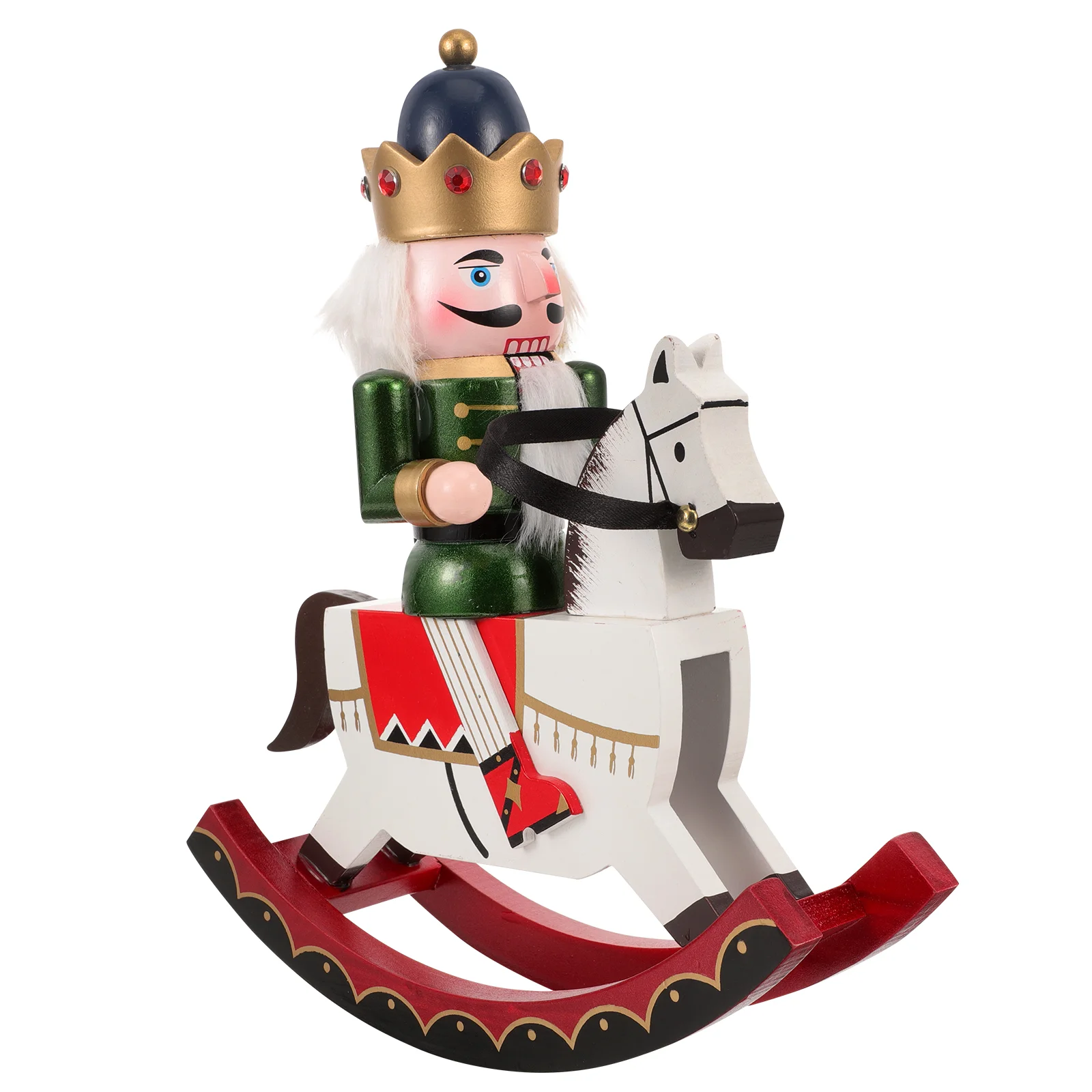 

Wooden Nutcracker Festive Christmas Nutcracker Craft Wooden Horse Nutcracker Soldier Christmas Decorations