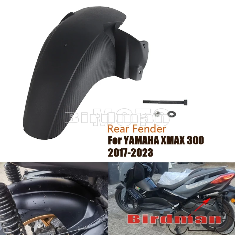 

For Yamaha X-MAX XMAX 300 XMAX300 2017- 2023 Motorcycle Rear Wheel Fender Splash Guard Cover Hugger Mud Flap Mudguard Protector