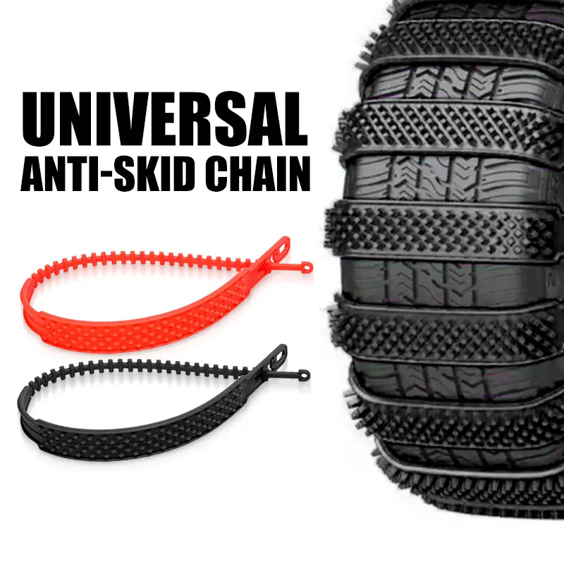 5/10pcs Tyre Anti Skid Snow Chain Wheel Ties Belts Car Tires Chains Winter Anti-Slip Wheels Anti-slip Emergency Chain Part