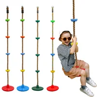 Children's Circular Swing PE Circular Hanging Rope Outdoor Indoor Circular Exercise Balance Safety Sturdy and Durable 2