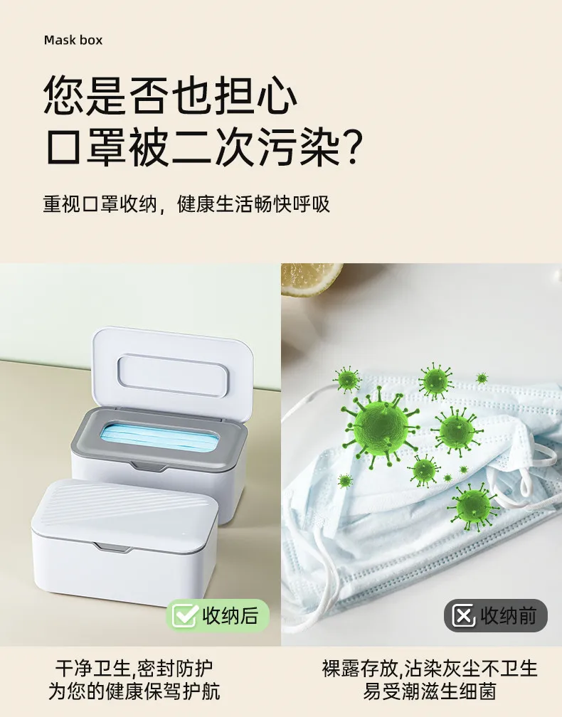 Description Picture 6 of itemPlastic Tissue Box Wooden Lid Round/Square Napkin Holder Container Wet Tissue Paper Dispenser Case Modern Home Car Organizer