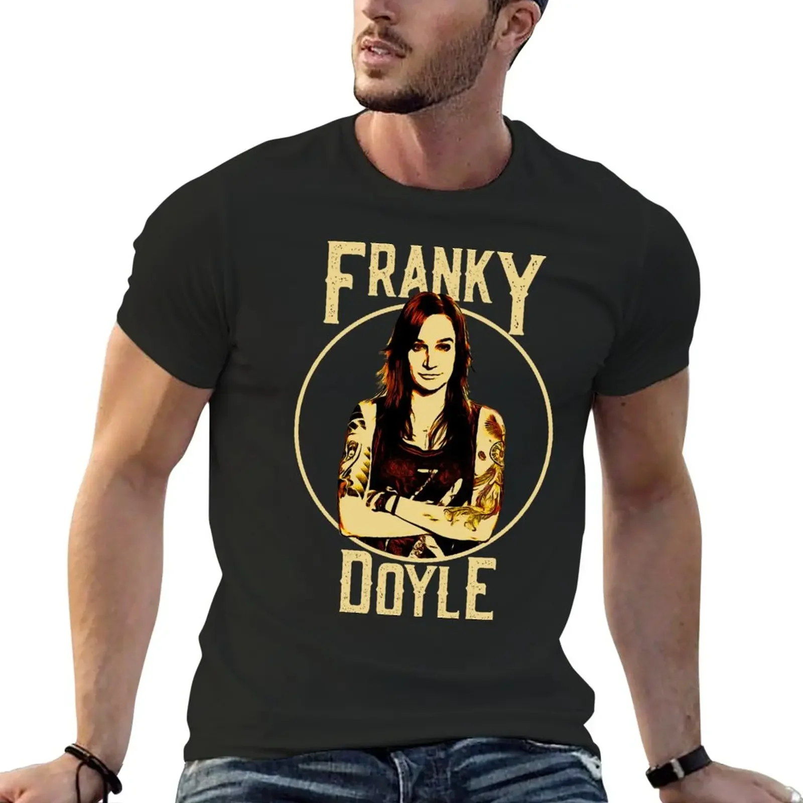 

Футболка DOYLE POSE, летние топы, футболки, мужские тренировочные рубашки