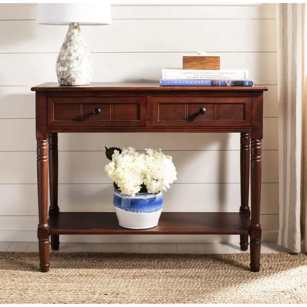 

American Homes Collection Samantha Dark Cherry 2-Drawer Console Table