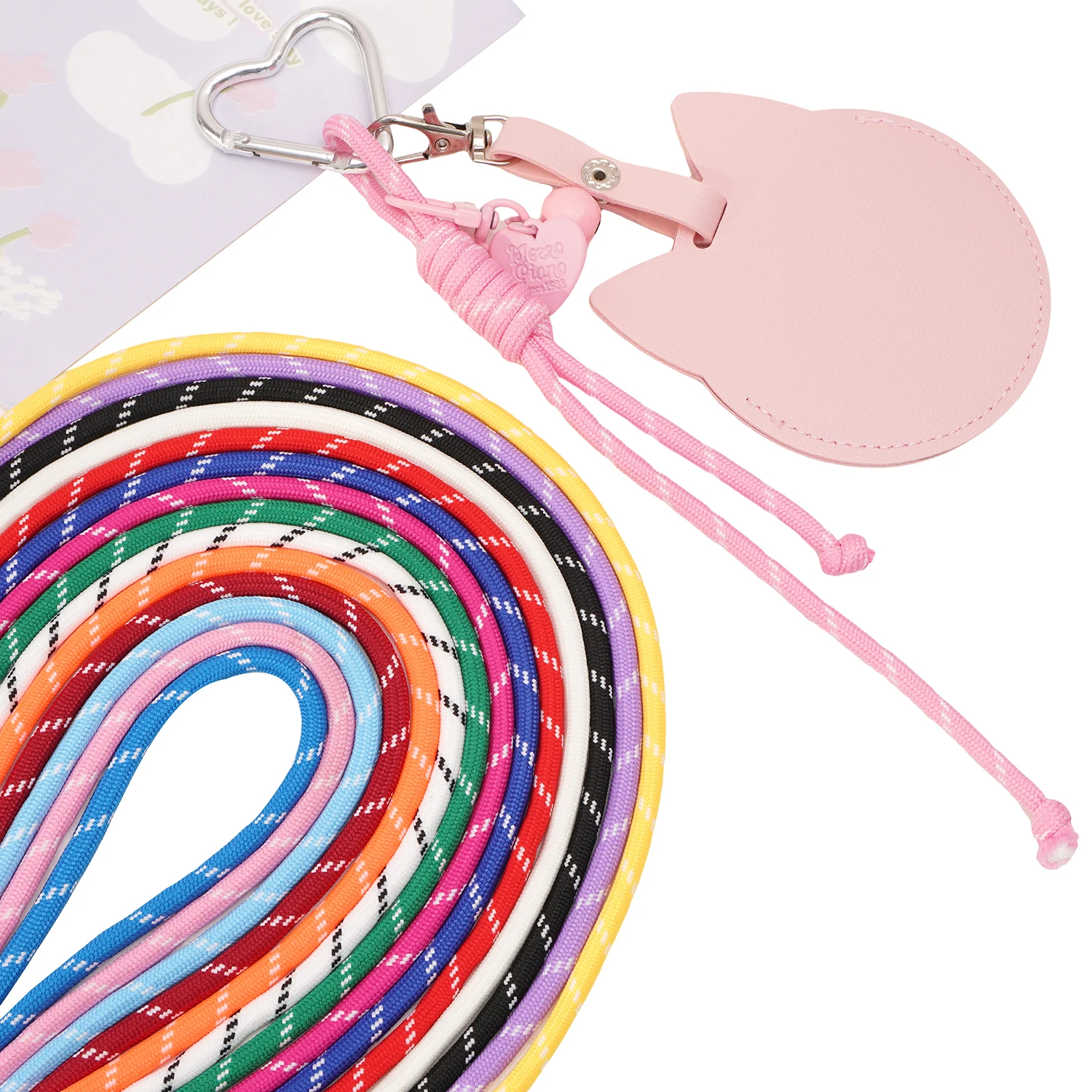 1/5 m 5 mm buntes multifunktionales handgewebtes Seil für DIY Rucksack Anhänger Telefon Lanyard Handwerk Schmuckherstellung Zubehör