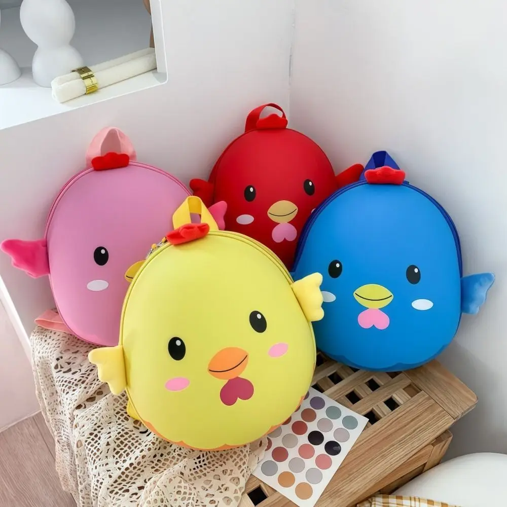 Unique 3D Egg Shell Backpack Large Capacity Simulation Chick Backpack Waterproof Cartoon Children SchoolBags Kid Gift 5