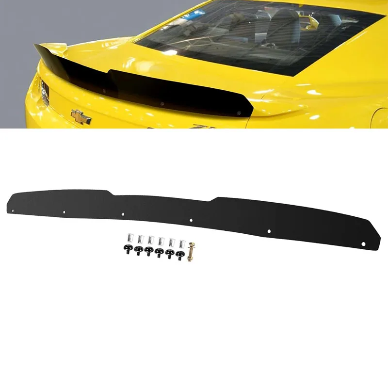 

Задний спойлер Wickerbill для 2010-2013 Chevy 5-го поколения Camaro LS, LT, RS, SS, 1LE ZL1, цельнокроеный стильный Плетеный спойлер для банкнот