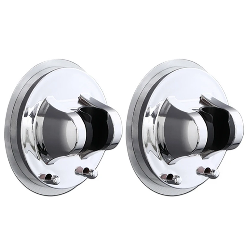 2PCS Adjustable Shower Head Holder Self Adhesive Handheld Showerhead