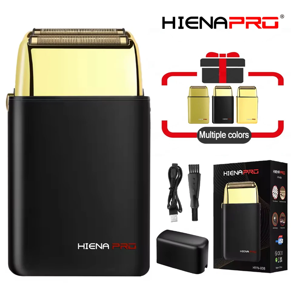 HIENA Macchinette elettriche professionali per barbiere, rasoio da uomo, mini rasoio elettrico per la testa e il corpo._voghion.com
