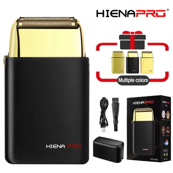 HIENA Macchina da barba elettrica macchine da barbiere professionali macchina timer da uomo rasoio da barba uomo testa mini rasoio elettrico corpo 1