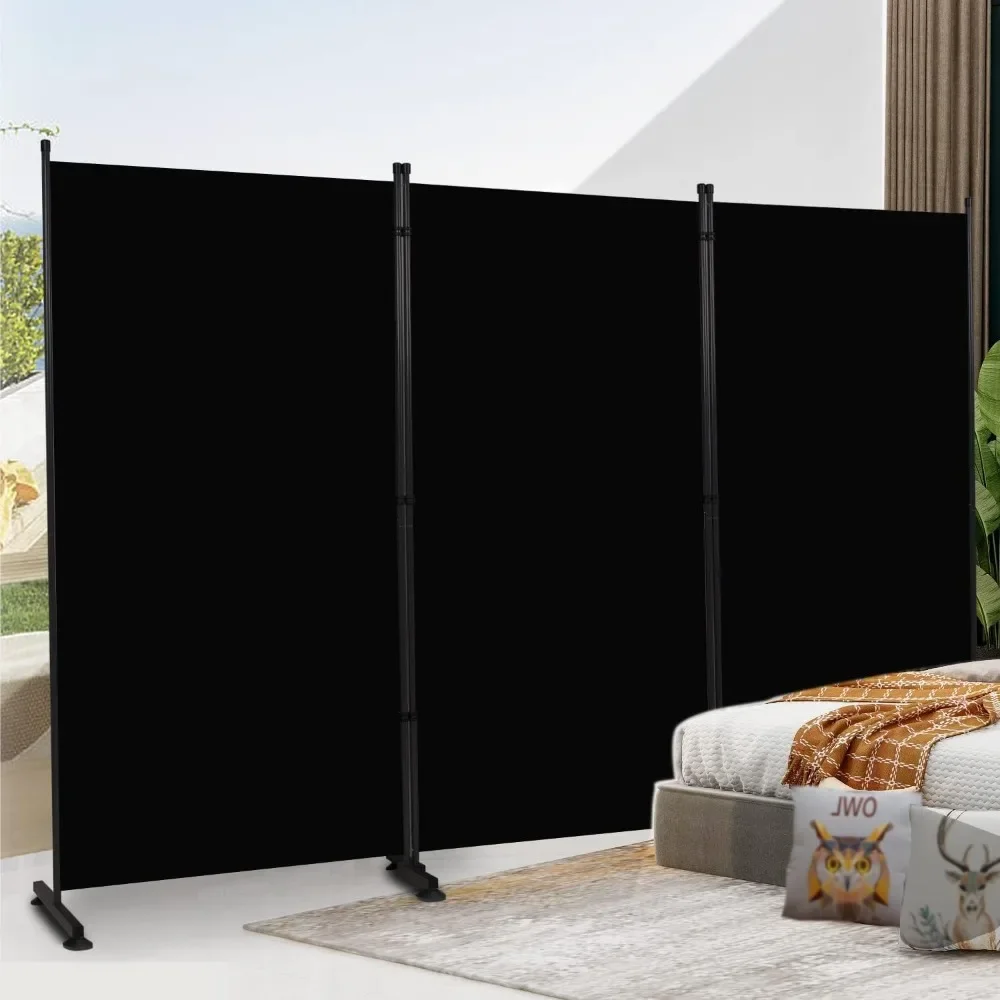 

Room Divider 6ft Room Dividers and Privacy Screens, 3 Panel Partition Room Divider Screen Portable Fabric Panel