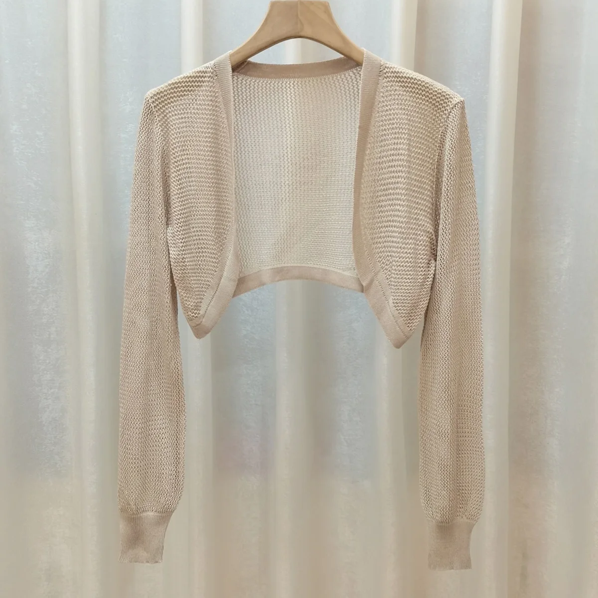 93009 apricot shawl blouse