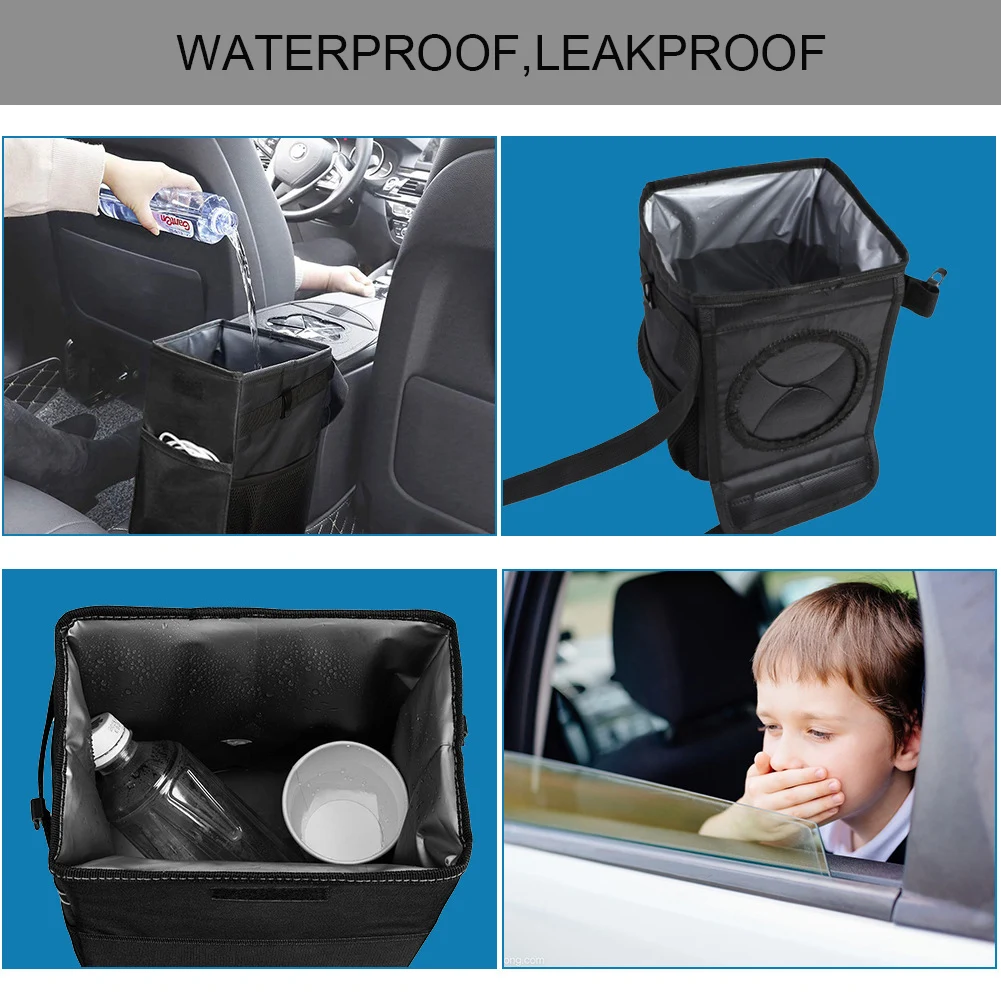 Car Supplies Multifunctional Waterproof Folding Trash Can