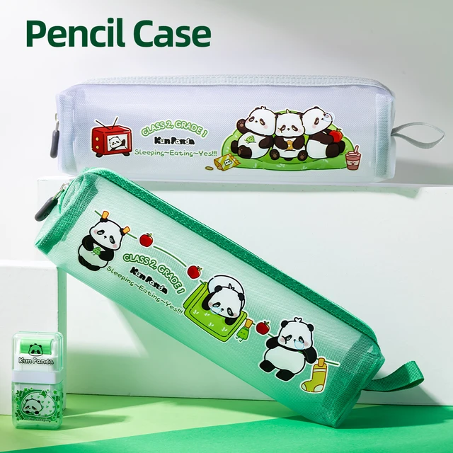 Kawaii Pencil Case Solid Color Stationery Bag Large Capacity Washable Pencil  Bag Cute Office Student Supplies - AliExpress