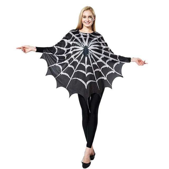 Fantasia adulto feminino traje teia de aranha Carnaval halloween