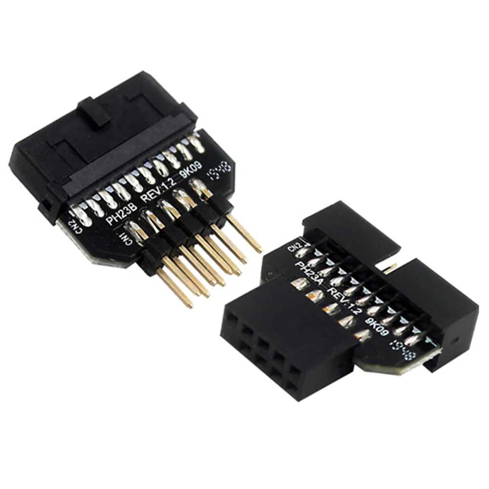 Tanio USB 3.0 20Pin do USB 2.0 9Pin Adapter wymiana sklep