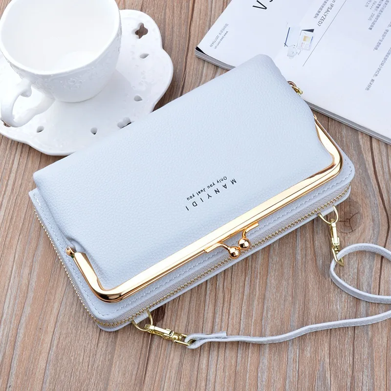 

Luxury Women's Handbags Pu Leather Bag For Woman Female Clutch Phone Bags Women Business Card Holder Wallet Shoulder Bag