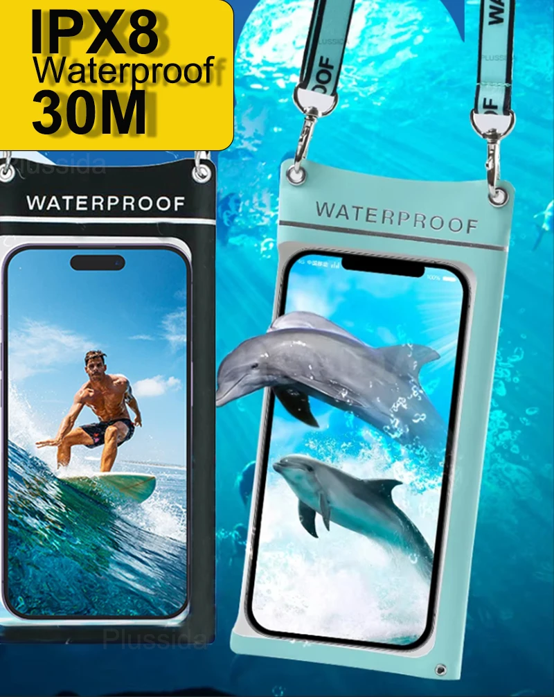Universal Waterproof Phone Case Pouch – Premium Protection