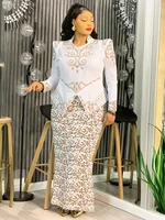 Robes africaines de luxe pour femmes, élégantes, manches longues, Maxi, Ankara Dashiki, tenues de soirée de mariage, grande taille 3