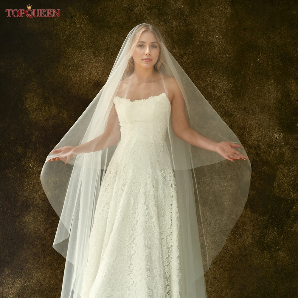 Bridal Veil 3m Long Double Layer Customizable