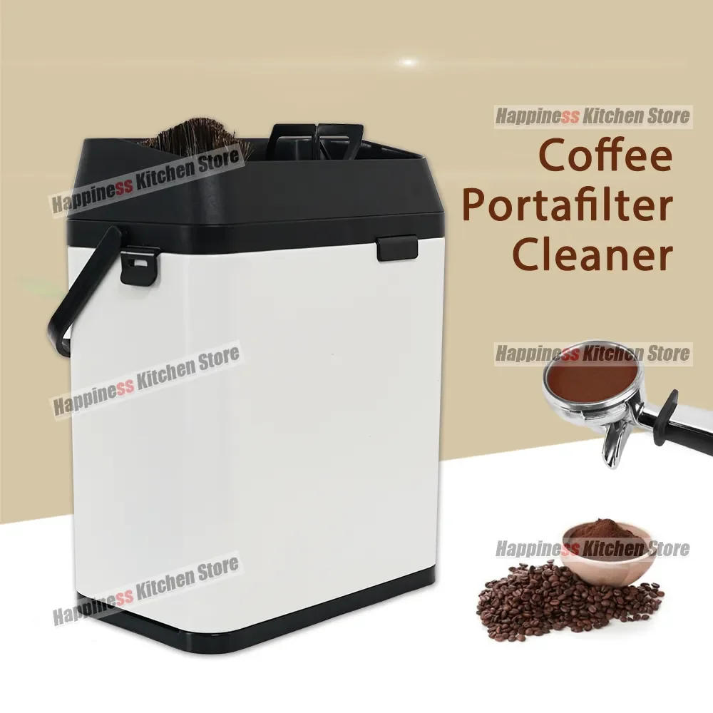 ElectricCoffeePortafilterCleaner58mmPortafilterCleaningMachine150WStainlessSteel