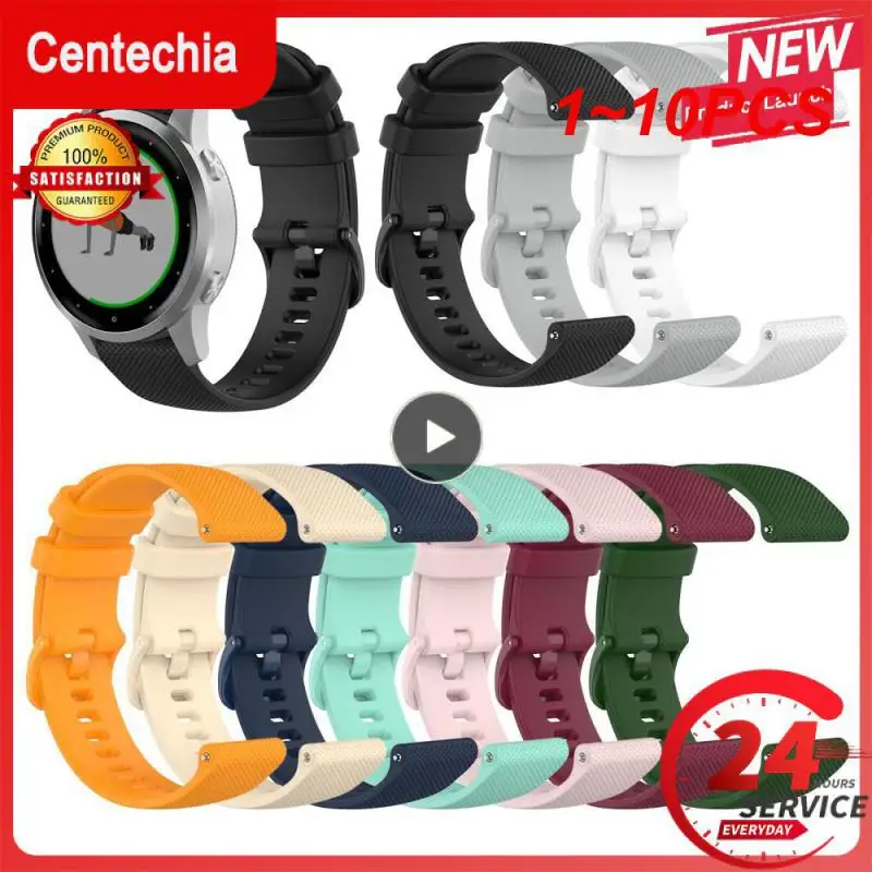 Cinturino Per Orologio 1 ~ 10 Pezzi Per Cinturino In Silicone Garmin Venu Vivoactive 3 Per Garmin Vivoactive 4S 4 Forerunner 245 Con