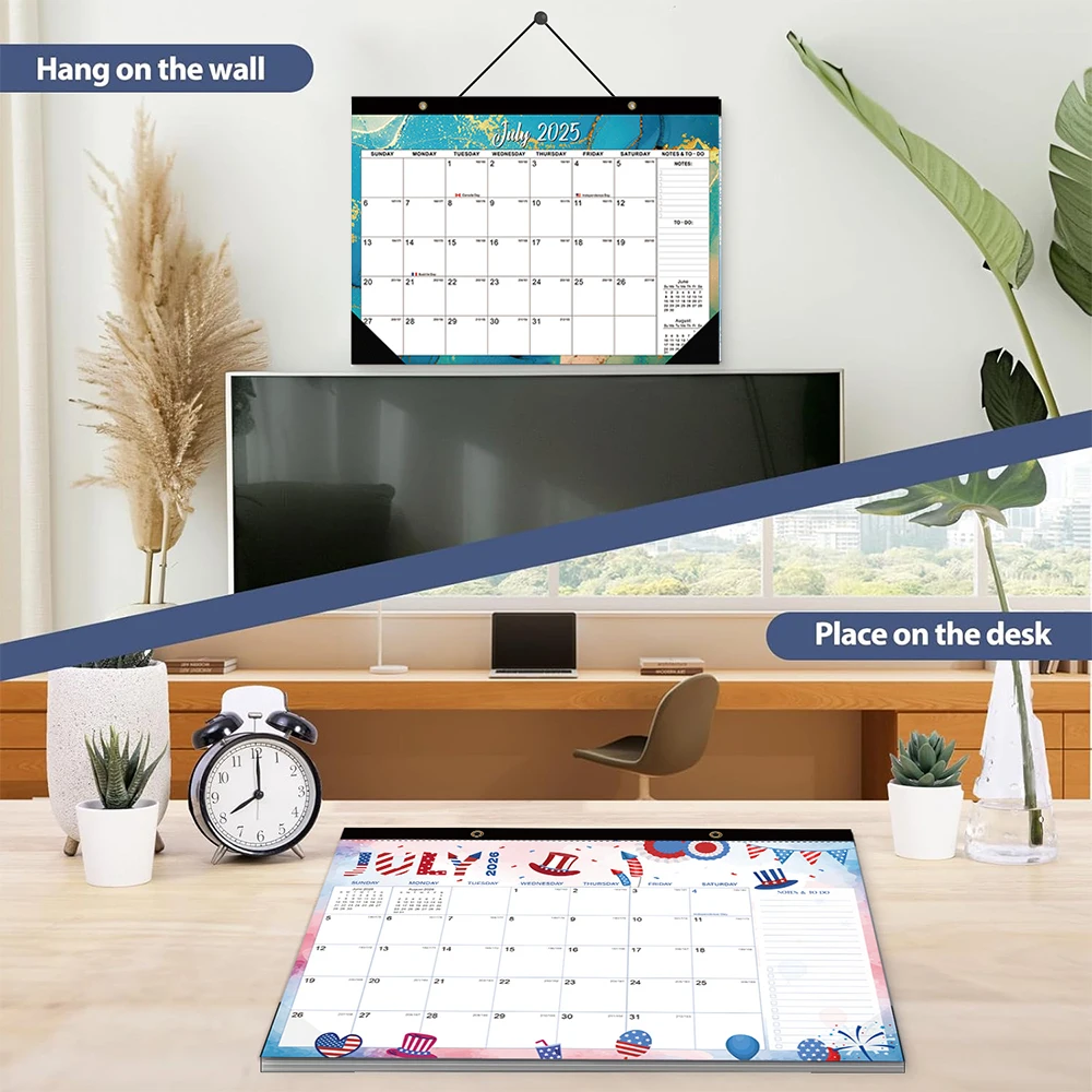 2026 12-Month Wall Calendar Planner (July 2025–Dec 2026) 3