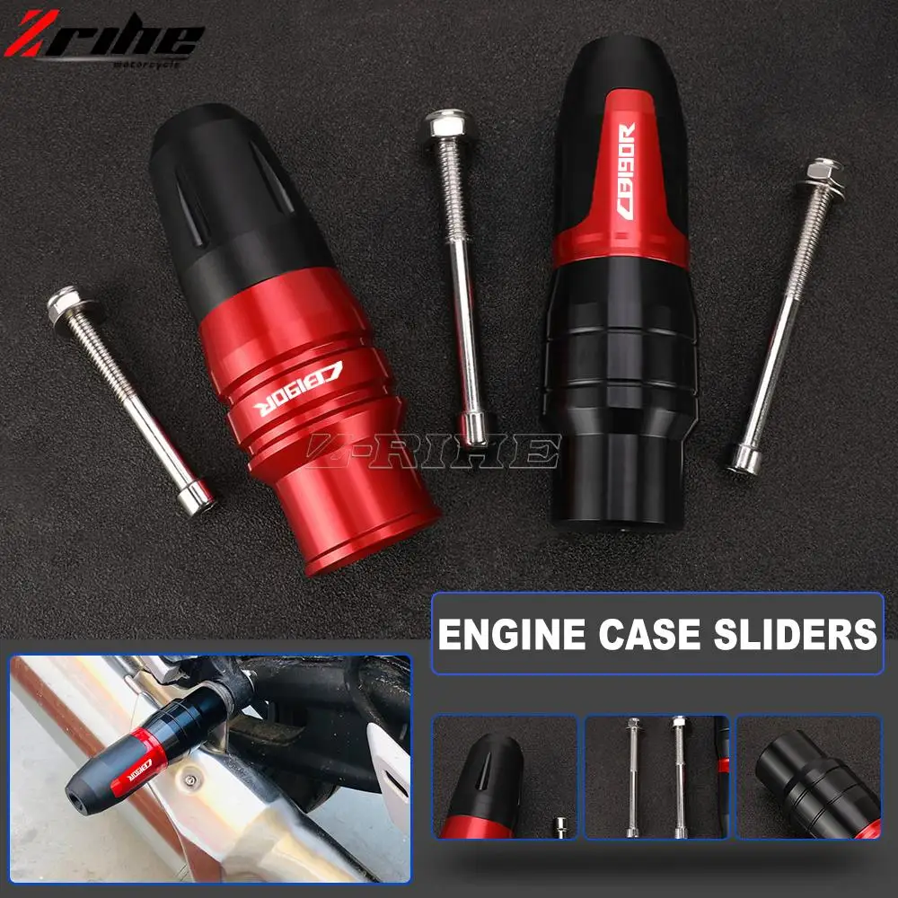 

FOR HONDA CB190R CB 190R 2015 2016 2017 2018 2019 CB190 R Frame Exhaust Sliders Anti Crash Pad Protector Falling Protection