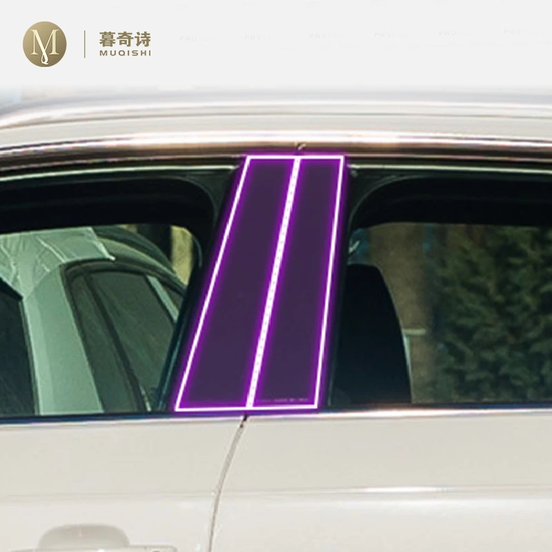 

For Audi A3 8Y 2014-2023 Car exterior B C window pillar PPF Paint protection Film Anti scratch Scratch repair TPU film refit