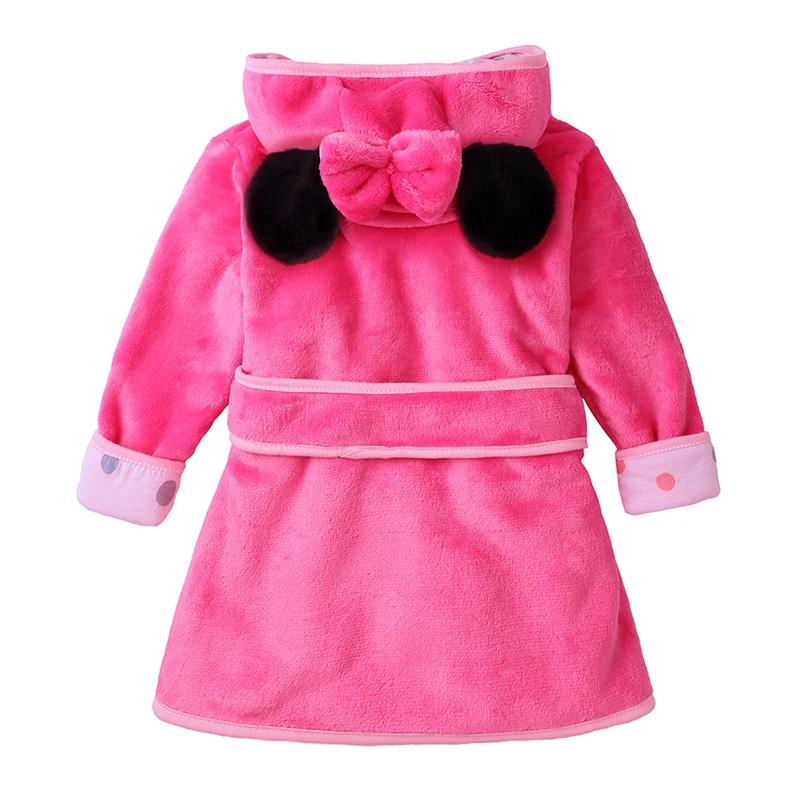 Baby Boy Girls Robes Children's Long Sleeve Hooded Kids Bath Robe Kids Clothes Night gown Baby Infant Overalls child bathrobe kids robe