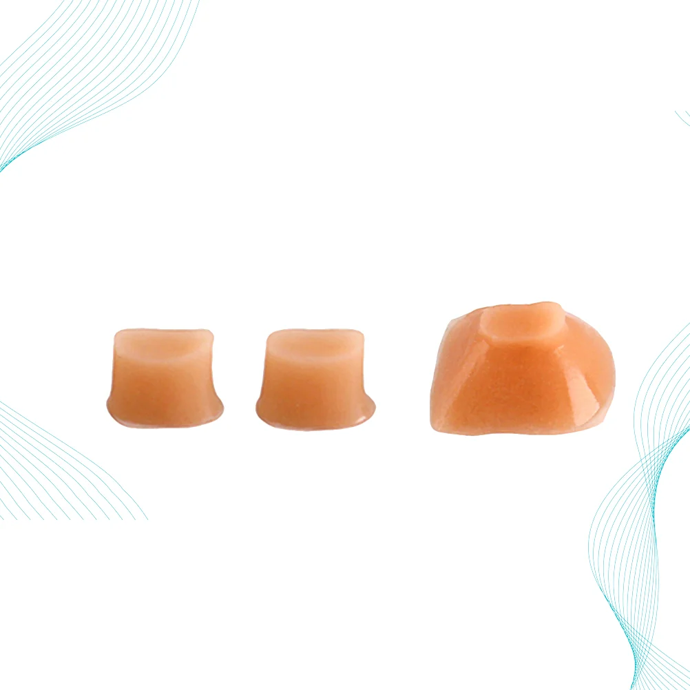 3pcs szilikon Fuvola Terrier plugs Fuvola kulcs Borult Dutyi javító alkatrészek kiegészítők ( ligh Szökött )