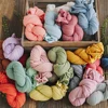 Newborn Photograpy Props High Stretchable Soft Backdrop Blanket  Baby Photo Wraps Shoot Background Fabrics Prop Accessories 6