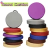 Leather Waterproof Round Chair Cushion with Memory Foam - 35cm Seat Pad for Office Home Car, Black Handle & Multi-Color Options 1