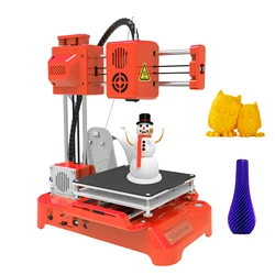 EasyThreed – Mini imprimante 3D de bureau pour enfants, format d'impression 100x100x100mm, impression sans lit chauffant, une touche avec Filament PLA 