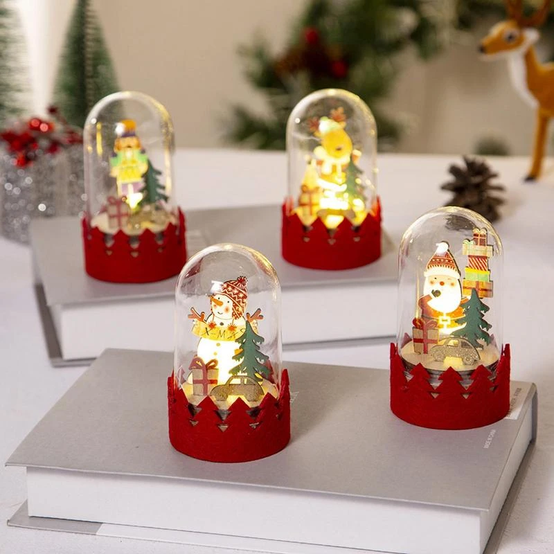 Battery Operated Snow Globes Glitter Battery Operated Christmas Snow